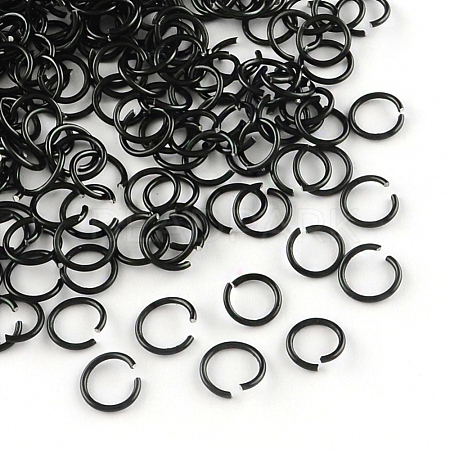 Anodized Aluminum Open Jump Rings ALUM-R005-1.0x10-10-1