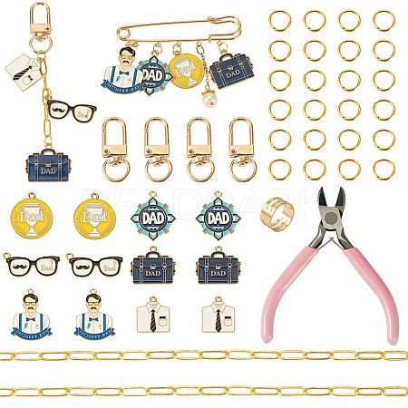 Father's Day DIY Keychain Making Kit DIY-TA0016-26-1