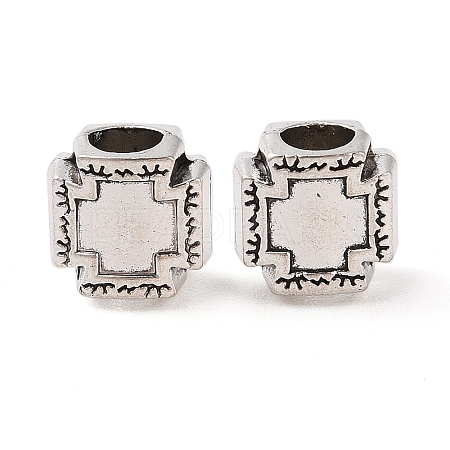 Tibetan Style Alloy European Beads FIND-C060-026AS-1