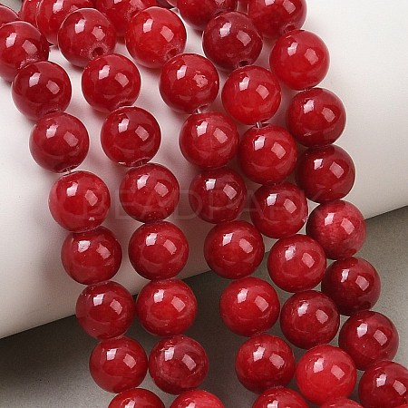 Natural Striped Stone Beads Strands G-D315-A01-05-6mm-1