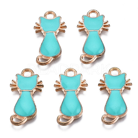 Alloy Enamel Pendants ENAM-S121-033G-1