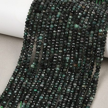 Natural Emerald Beads Strands G-B175-A20-2x3mm-1