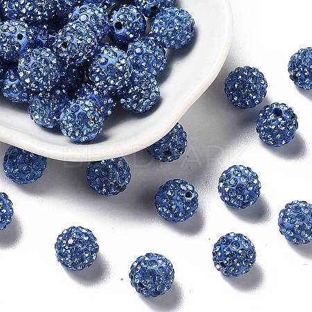 Pave Disco Ball Beads RB-PH0003-10mm-20-1