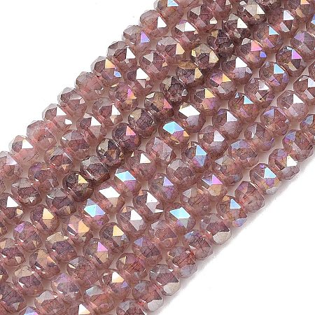 Imitation Jade Glass Beads Strands EGLA-F167-03A-02-1