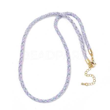 3.5MM Round Nylon Cotton Cord Necklace Making NJEW-C106-03G-09-1