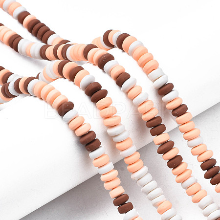 Handmade Polymer Clay Beads Strands CLAY-N008-008S-1