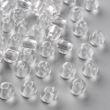 Transparent Acrylic Beads X-MACR-S370-A6mm-205-1