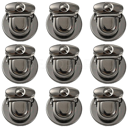 10Pcs Alloy Bag Tuck Lock Clasps FIND-YW0010-92B-1