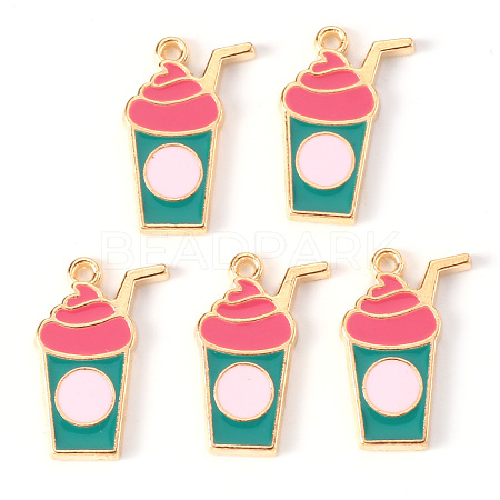 Alloy Enamel Pendants X-ENAM-N054-36A-RS-1