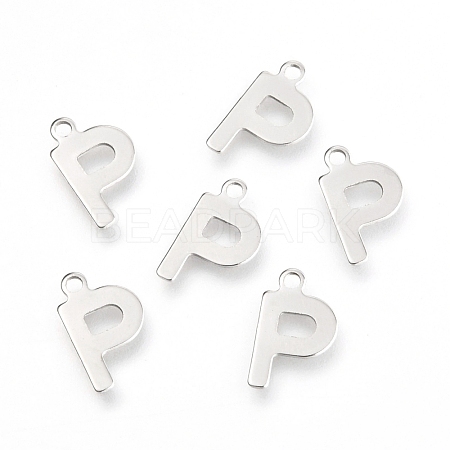 Non-Tarnish 201 Stainless Steel Charms STAS-C021-06P-P-1