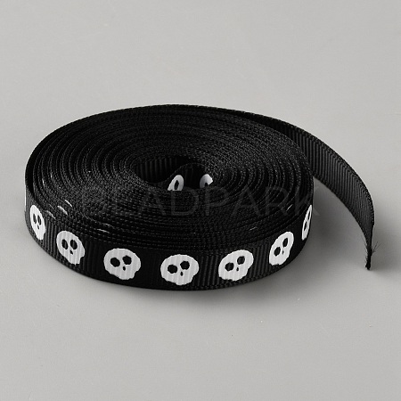 Halloween Polyester Ribbons OCOR-WH0120-29A-1