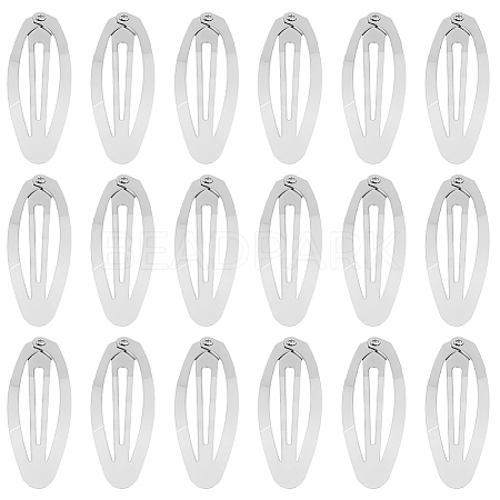 100Pcs Iron Hair Clip Findings PHAR-SC0001-002B-1