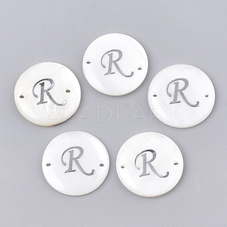 Freshwater Shell Links connectors SHEL-S274-22R-P-1