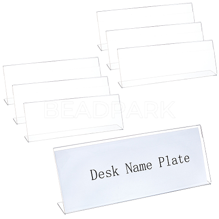 Acrylic Table Sign Holders AJEW-WH0033-14B-1