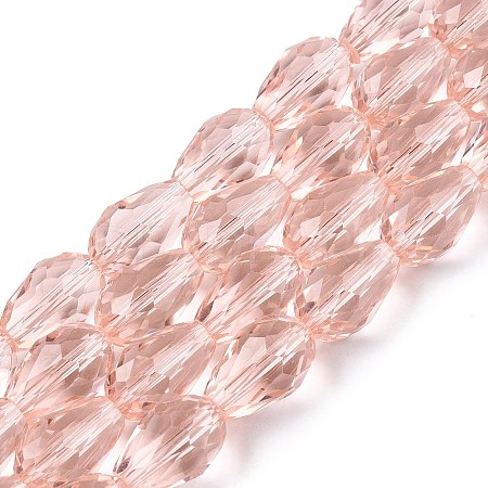 Transparent Glass Beads Strands EGLA-N013-T10mm-D22-1