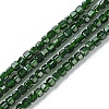 Synthetic Green Goldstone Beads Strands G-F748-P03-01-1
