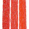 Electroplate Glass Beads Strands EGLA-A044-P4mm-B03-2