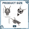 1Pc Brass Slide Charms KK-PH0014-67AS-2