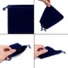 Rectangle Velvet Pouches X1-TP-R002-10x12-03-2
