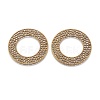 Tibetan Style Alloy Rondelle Big Pendants X-EA13278Y-AB-1