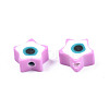 Handmade Polymer Clay Beads CLAY-T019-09F-4