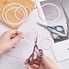 SUNNYCLUE 2Pcs 2 Style Stainless Steel Retro-style Sewing Scissors for Embroidery TOOL-SC0001-29-5