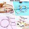 Flat Round Handmade Polymer Clay Beads LS-CLAY-R067-8.0mm-11-3