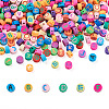 300Pcs Handmade Polymer Clay Colours Beads CLAY-CW0001-02B-11