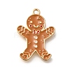 Christmas Theme Alloy Enamel Pendants ENAM-Q509-02KCG-07-1