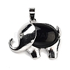 Natural Obsidian Pendants G-G112-01P-13-1