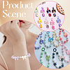 200pcs Opaque Acrylic Beads MACR-SP0001-45-5