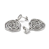 Flower 304 Stainless Steel Shell Stud Earrings EJEW-L283-041P-2