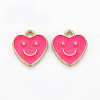 Alloy Enamel Charms ENAM-T016-12A-RS-2