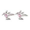 Brass Micro Pave Cubic Zirconia Pendants KK-G533-06P-02-1