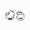 304 Stainless Steel Open Jump Rings X-STAS-H437-8x0.8mm-2