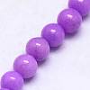 Natural Mashan Jade Round Beads Strands G-D263-6mm-XS24-2