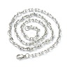 Non-Tarnish 304 Stainless Steel Cable Chain Necklaces NJEW-I248-23P-2
