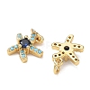 Ocean Brass Micro Pave Blue Cubic Zirconia Pendants CU-CBAF3CF-02H-03-2