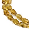 Transparent Glass Beads Strands EGLA-N013-T4mm-D08-3