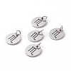 Non-Tarnish 304 Stainless Steel Charms STAS-Q201-T445-8S-3