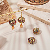 2Pcs Handmade Tibetan Style Beads KK-TA0008-43-7