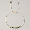 Natural Birthstone Braided Bead Bracelets for Women X-VA8051-5-1