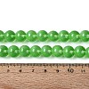 Transparent Glass Imitation Cat Eye Beads Strands GLAA-Q110-01C-08-4