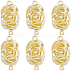 6Pcs Brass Box Clasps KK-BBC0020-08-7