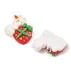 Christmas Theme Opaque Resin Pendants RESI-S08-03D-2