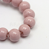 Painted Glass Bead Strands DGLA-S071-6mm-B24-4