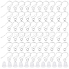 100Pcs 316 Surgical Stainless Steel Earring Hooks STAS-BBC0010-63P-1