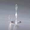 Twist Brass Leverback Earrings FS-WG34DE2-02-2