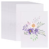 50Pcs Paper Blank Greeting Cards DIY-WH0750-187-1
