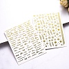 Hot Stamping Nail Decals Stickers MRMJ-R088-32-M-2